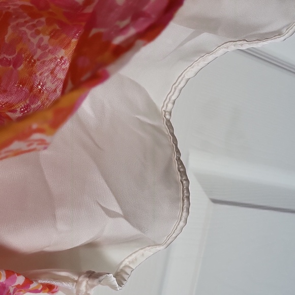 Trina Turk Bonita Orange Pink Retro Style Dress Size 6 - Picture 4 of 9